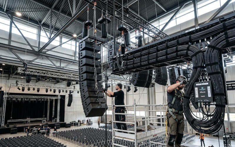 Instalación profesional de sonido